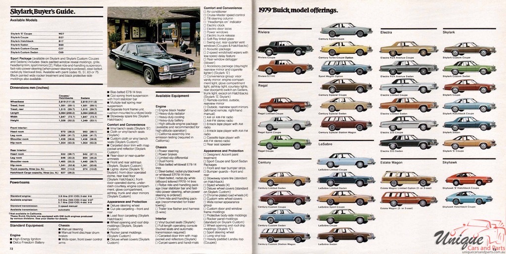 1979 Buick Prestige Car Brochure Page 29